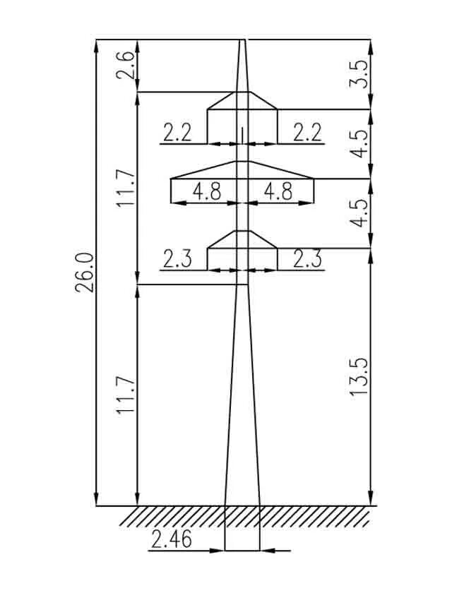 Опора ЛЭП 110 кв чертеж. Опора ЛЭП промежуточная п110-6в. Опора промежуточная п110-2т ЭСП. Промежуточная опора 110 кв. П 1.1 8