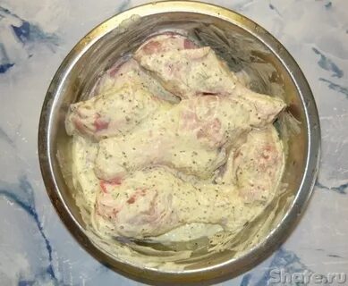 Куриные бедра майонез чеснок