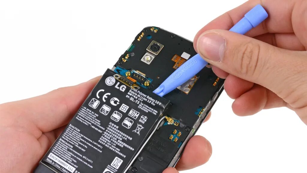 Как заменить аккумулятор LG Nexus 4