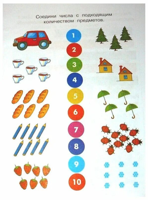 Нужное количество и использовать для. Соотнесение предметов с цифрой. Соотносить цифру и число предметов. Соотнести цифры с количеством предметов. Соотнесение цифры и числа для дошкольников.