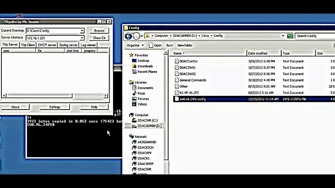 Tftp config. Tftpd64. tftp клиент windows. tftp windows 10. tftpd64 настройка для sip циско.