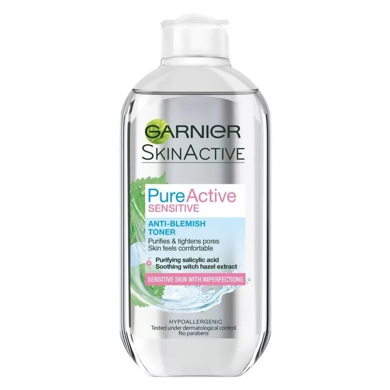 Гарнер лосьон для лица. Garnier SKINACTIVE Pure Active. Garnier Skin naturals Pure Active Toner. Garnier Pure Active для лица. Garnier skin