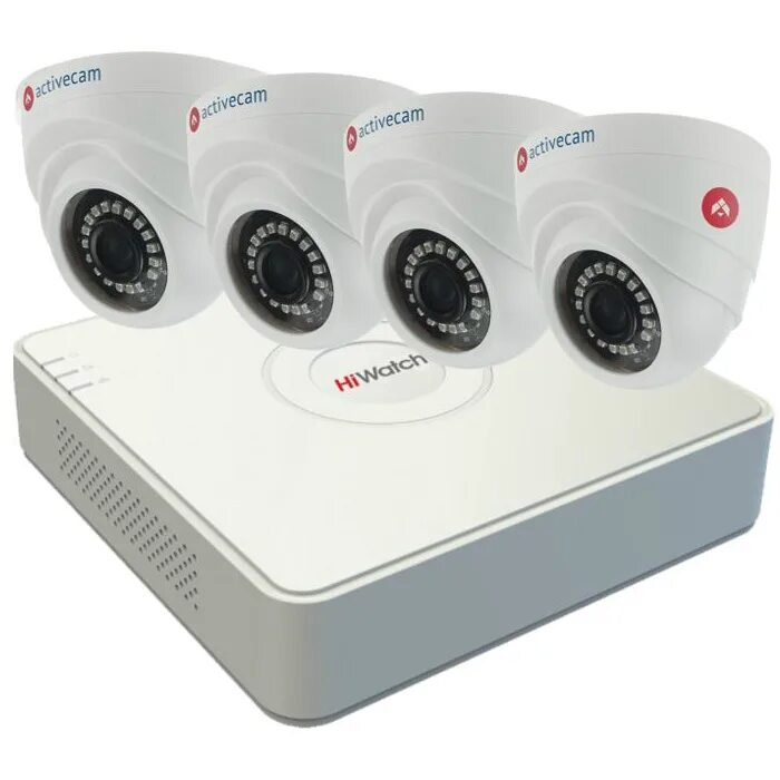 Комплект видеонаблюдения на 4 камеры для дома. ACTIVECAM AC hr2014. ACTIVECAM на 4 камеры регистратора. Hikvision комплект видеонаблюдения на 4 камеры. Комплект видеонаблюдения для частного дома.