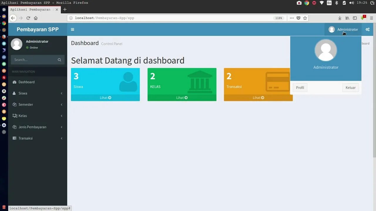 Smartshell admin panel. Smartshell admin panel