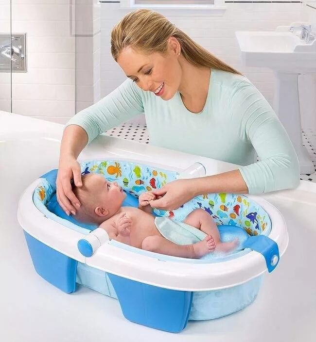 Ванночка Summer Infant складная. Ванночка Summer Infant Foldaway. Ванночка для новорожденных. Ванночка для купания новорожденных.