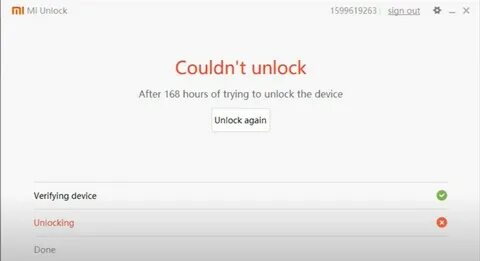 Unlock mi devices
