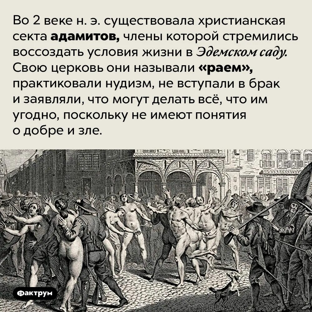 Церковь адамитов. Адамиты в России. Сильнейшая секта на все века 315