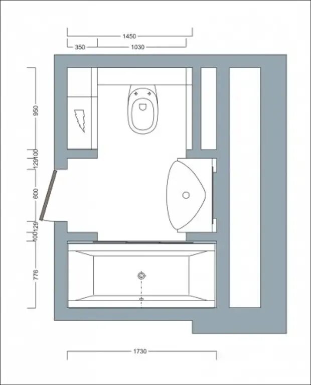 Комната размеры 4 на 4
