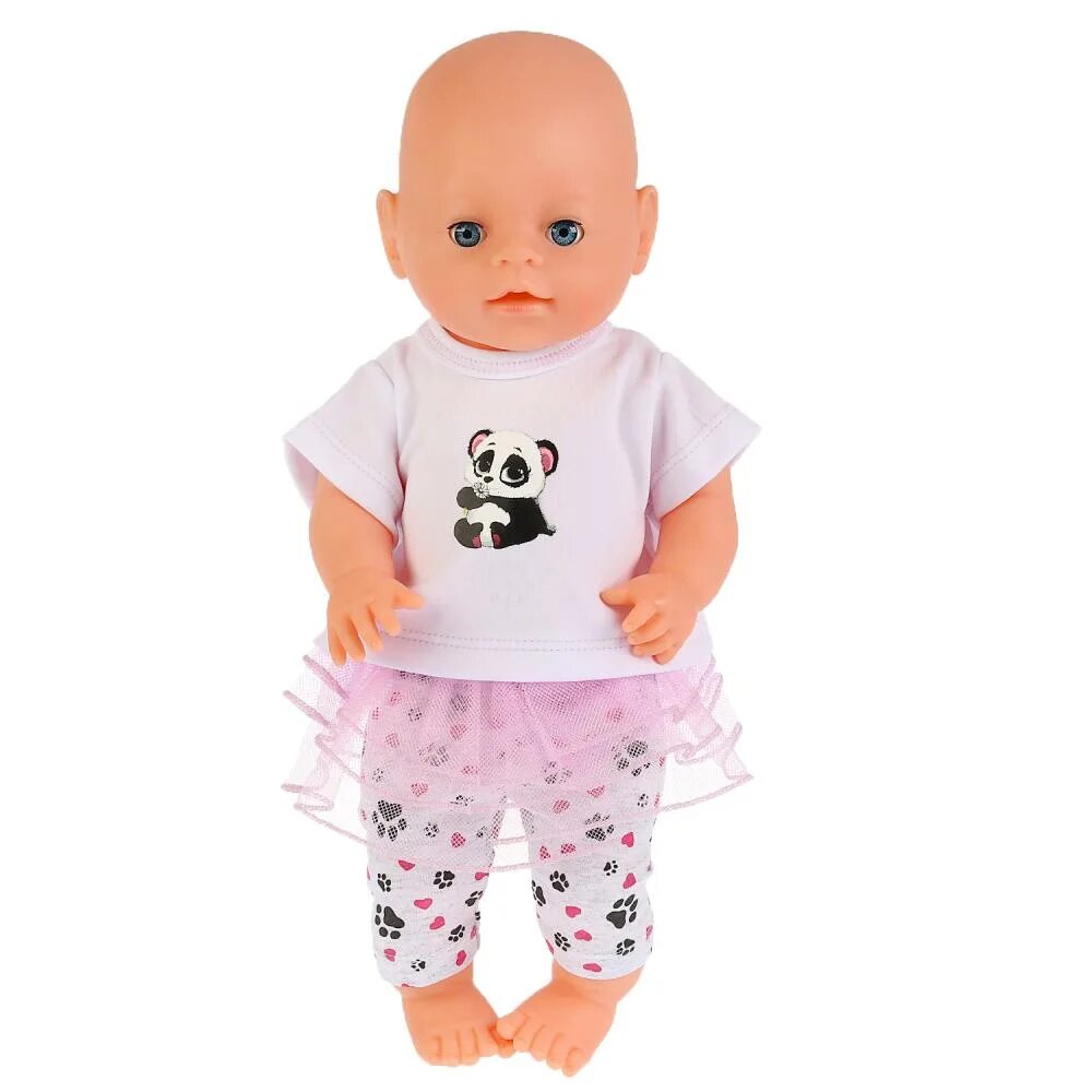 Карапуз комплект одежды с Панамой для кукол 40 - 42 см otf-1703. Карапуз платье для кукол 40 - 42 см otf-blc18-d-ru. Одежда для кукол, Карапуз. Пупс в костюме. Костюм пупса