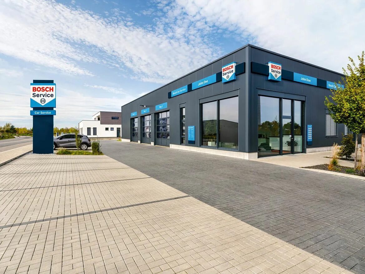сервис бош авто набережные челны. ахметшина 100 набережные челны. Bosch service челны. территория автосервиса. набережные челны ул.