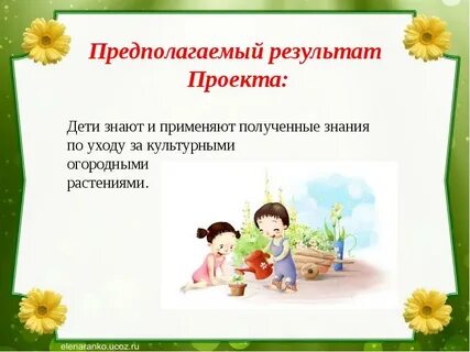 Презентация проекта дошкольник