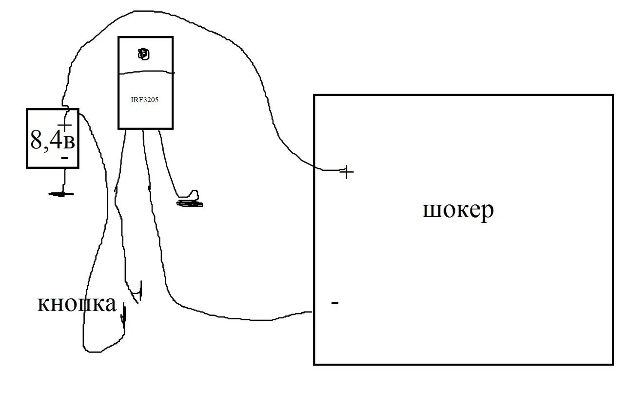 Как работает электрошокер. Схема электрошокера на irf3205. схема самодельного шокера. простая схема электрошокера.