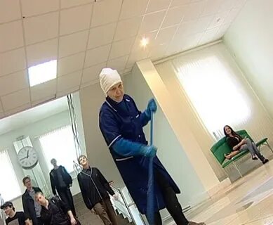 Пенсионерки уборщица