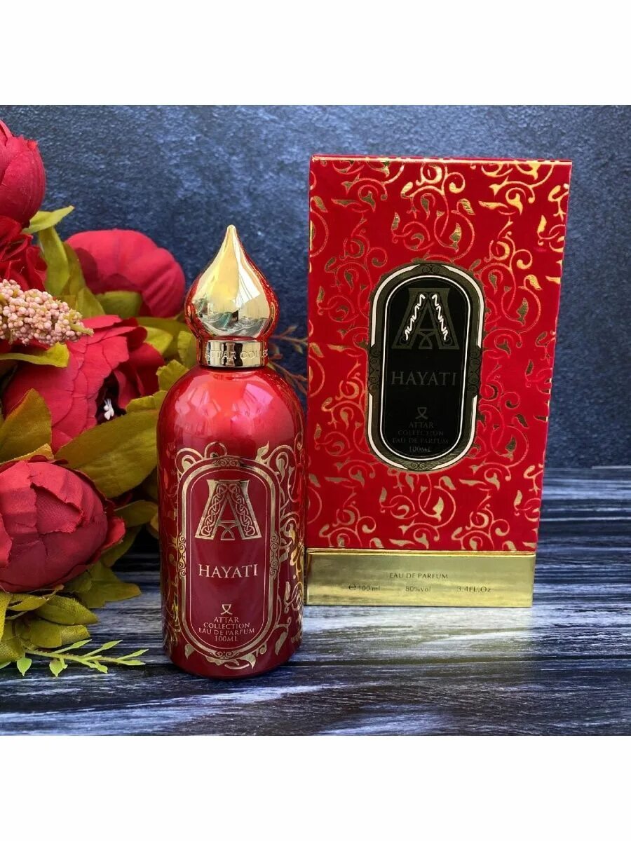 Attar collection Hayati EDP, 100 ml. Hayati духи Attar collection. Аттар коллекшн Хаяти. Аттар Хаяти красный. Хаяти красные