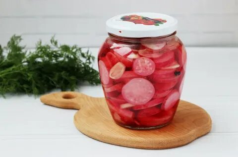 Редиска в банке