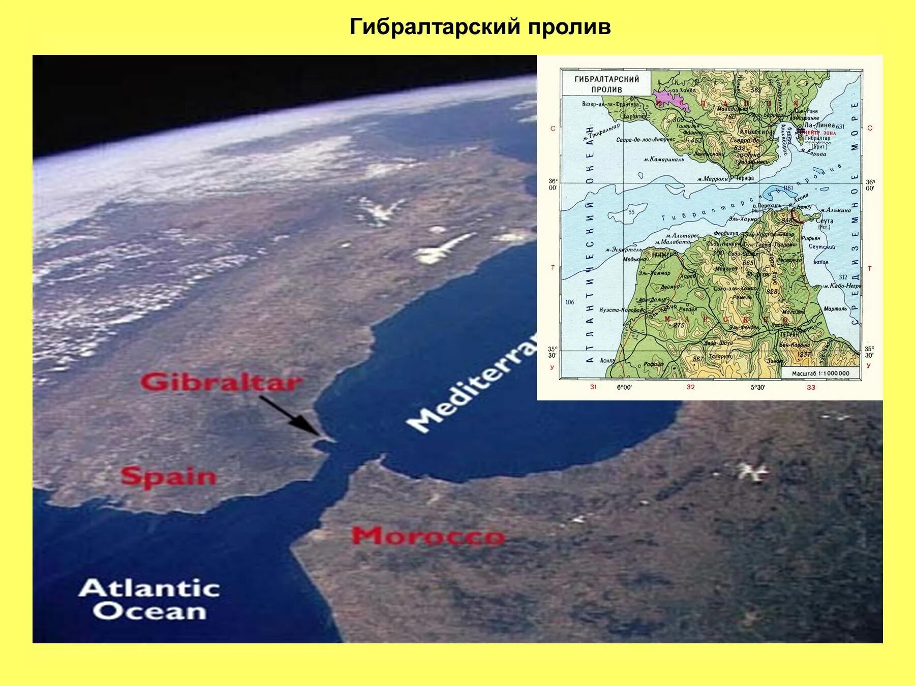Гибралтарский пролив географическое положение. Африка Гибралтарский пролив. Географическое расположение Гибралтарского пролива. Карта Гибралтарский пролив на карте.