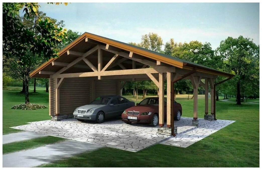 навесы carport. навес айра пр 029.