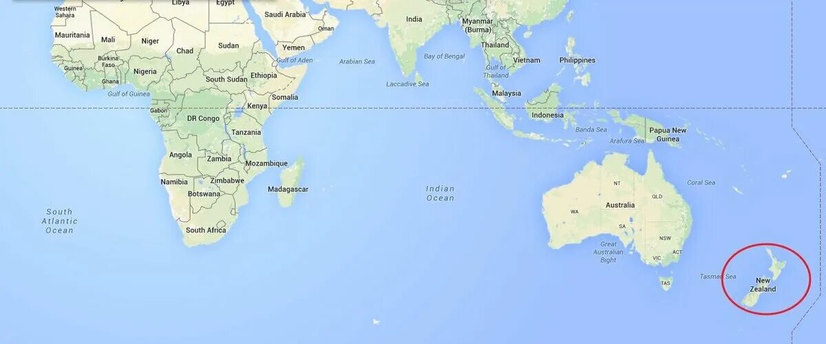 На карте океанов новую зеландию. Где находится новая Зеландия на карте.