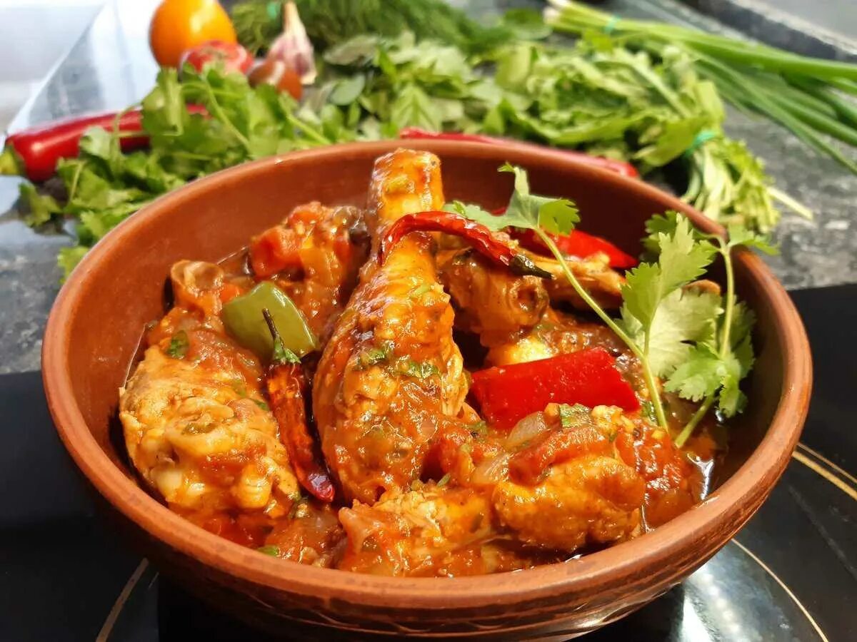 Приготовить чахохбили из домашней курицы