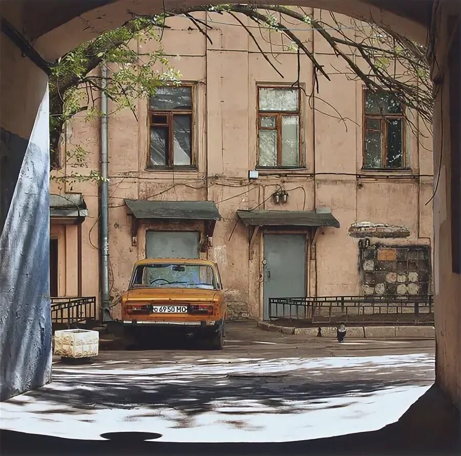 Старый дворик. / фото