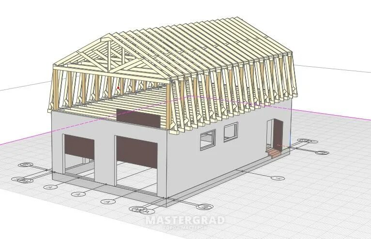 Проект каркасных двухэтажных гаражей Pine Rivers 236 Metro, Home Designs in Garage house plans, Garage guest house,