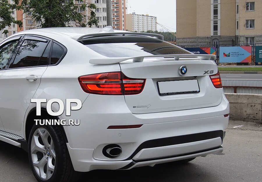 Накладка заднего бампера - BMW X6 (E71/E72), 3 л, 2008 года стайлинг DRIVE2