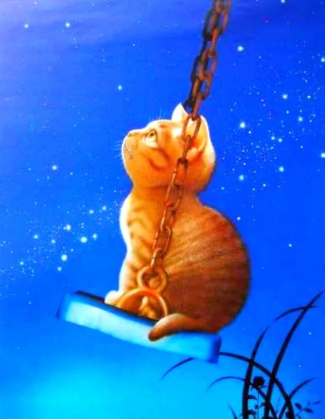Мечтающий кот. Макото мураматсу кошки. японский художник макото мурамацу. макото мураматсу картины. котики японского художника makoto muramatsu.