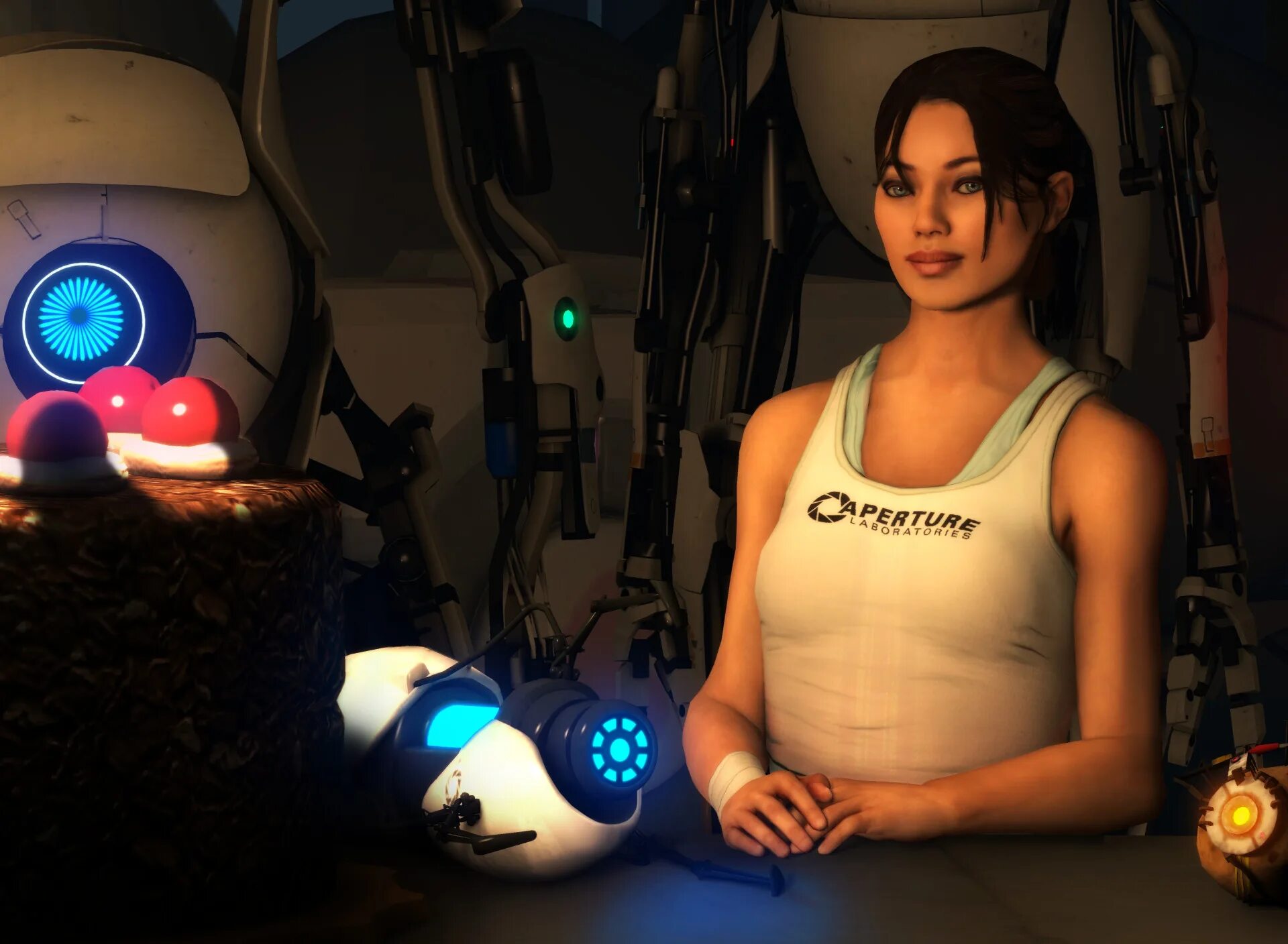 Index portal. Глэдос и челл. челл из портал 2. half-life челл. portal 1 chell.