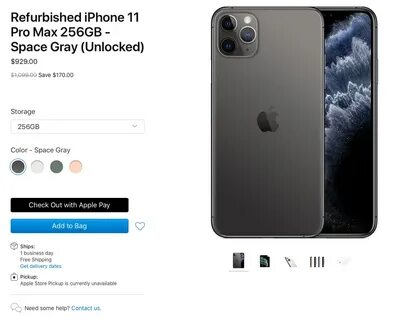 Восстановленные iphone 11 pro