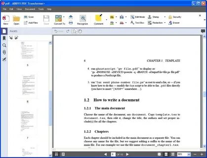 Abbyy pdf transformer