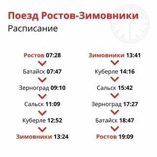 Расписание электричек ростов зерноград на сегодня
