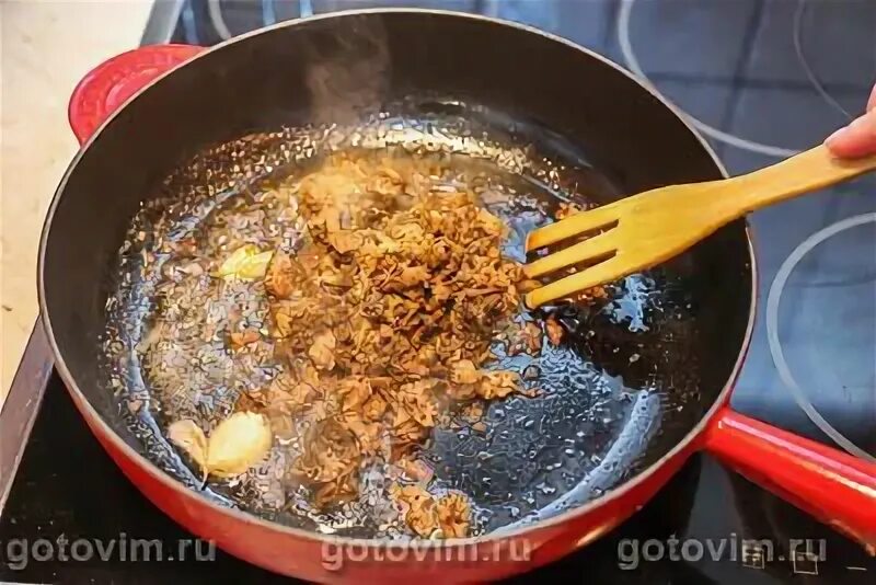 Как пожарить строчки
