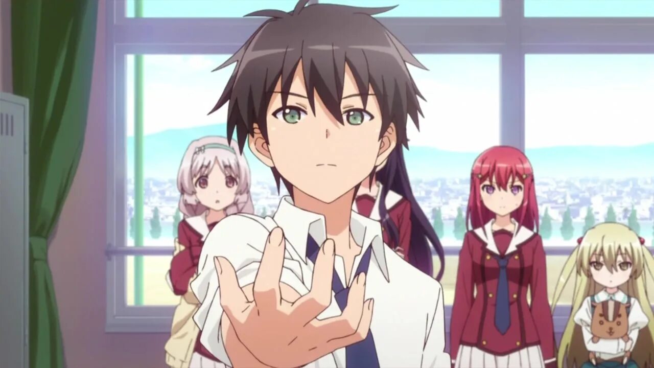 Супербои в повседневности / inou-battle wa nichijou-kei no naka de. When supernatural battles became commonplace аниме. Бои повседневности. Бои повседневности. Inou battle wa nichijoukei no.