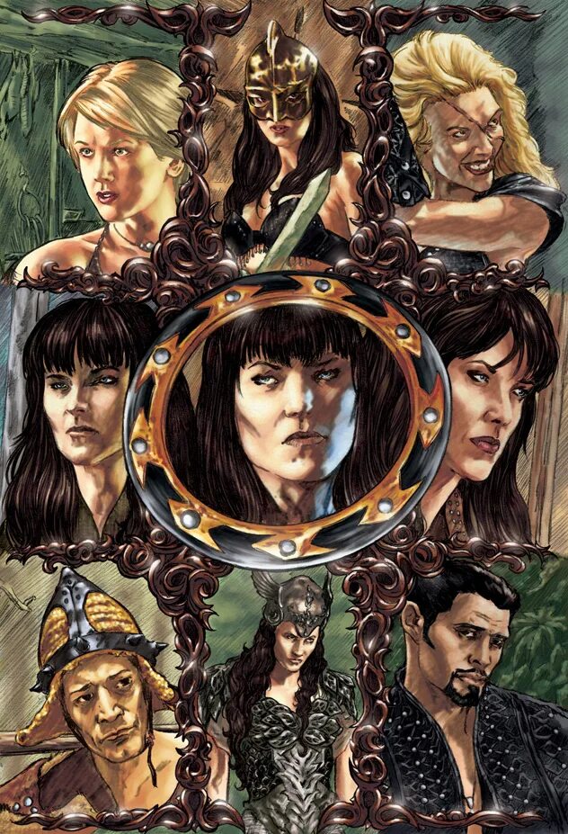 Зена Королева воинов арт. Xena - Warrior Princess комикс. Зена Королева воинов арты. Cast art