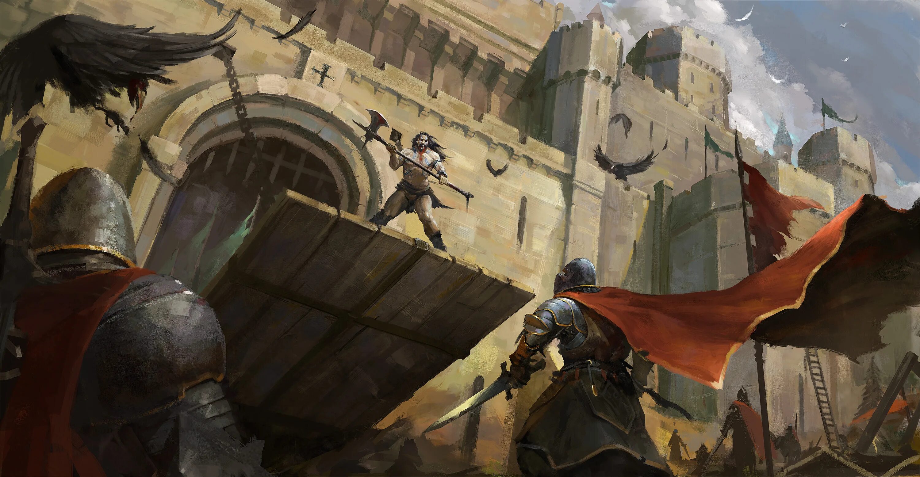 Осадные башни фэнтези. Сражение фэнтези. Поле боя средневековье. Империя вархаммер фэнтези осада арт. Поле битвы средневековье.