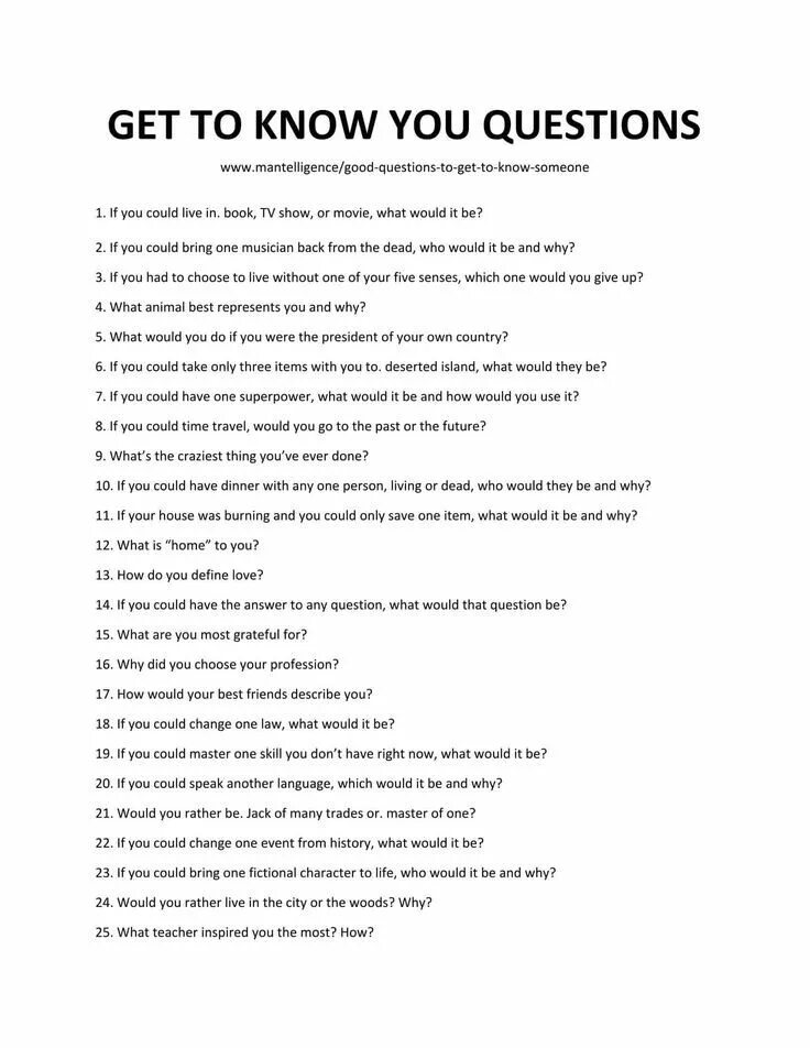 Asking about experience. 100 Questions to ask. Questions for dating. List Truth or Dare questions. [ Вопросы | questions ].