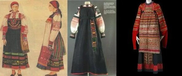 Панева рязанской губернии. Женский народный костюм. Н. Л. Южно русский женский костюм.