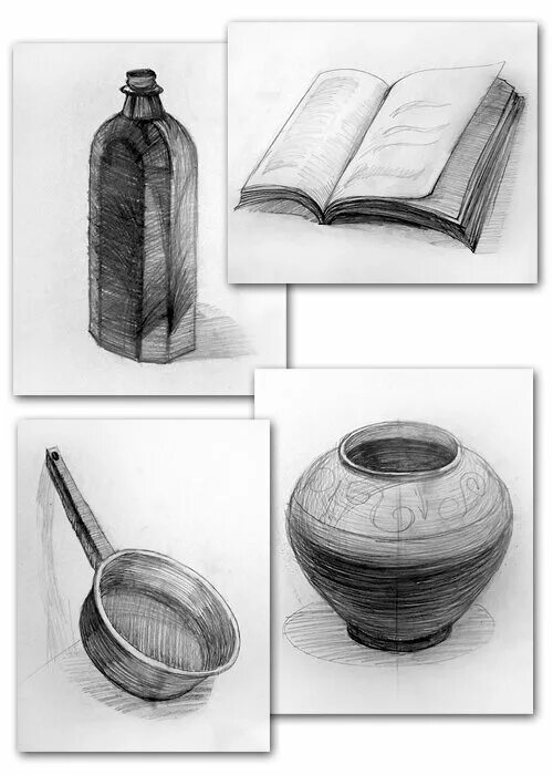 Предмет быта с разных ракурсов. Эскизы предметов. Предметы кухонной посуды. Изобразить предмет быта. Бытовые предметы карандашом.