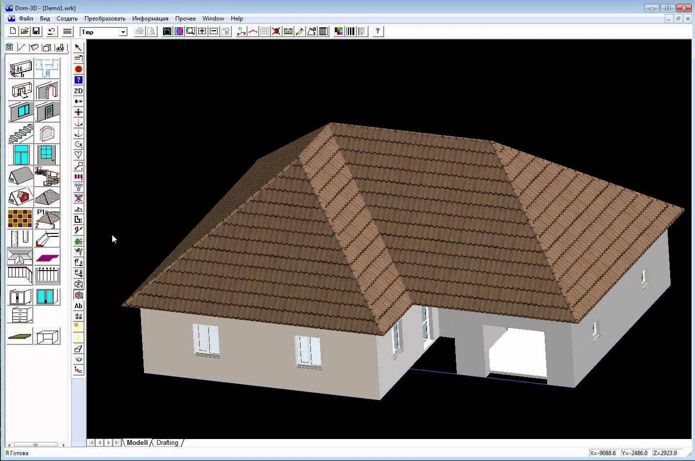Сделать дом 3d. Программы для 3д моделирования домов 3д макс. archicad вальмовая крыша. программа для проектирования домов sweet home 3d. sweet home 3d вальмовая крыша.
