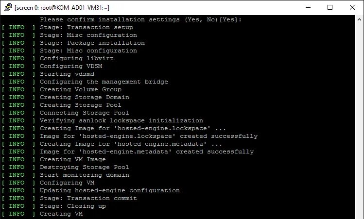 Hosted engine