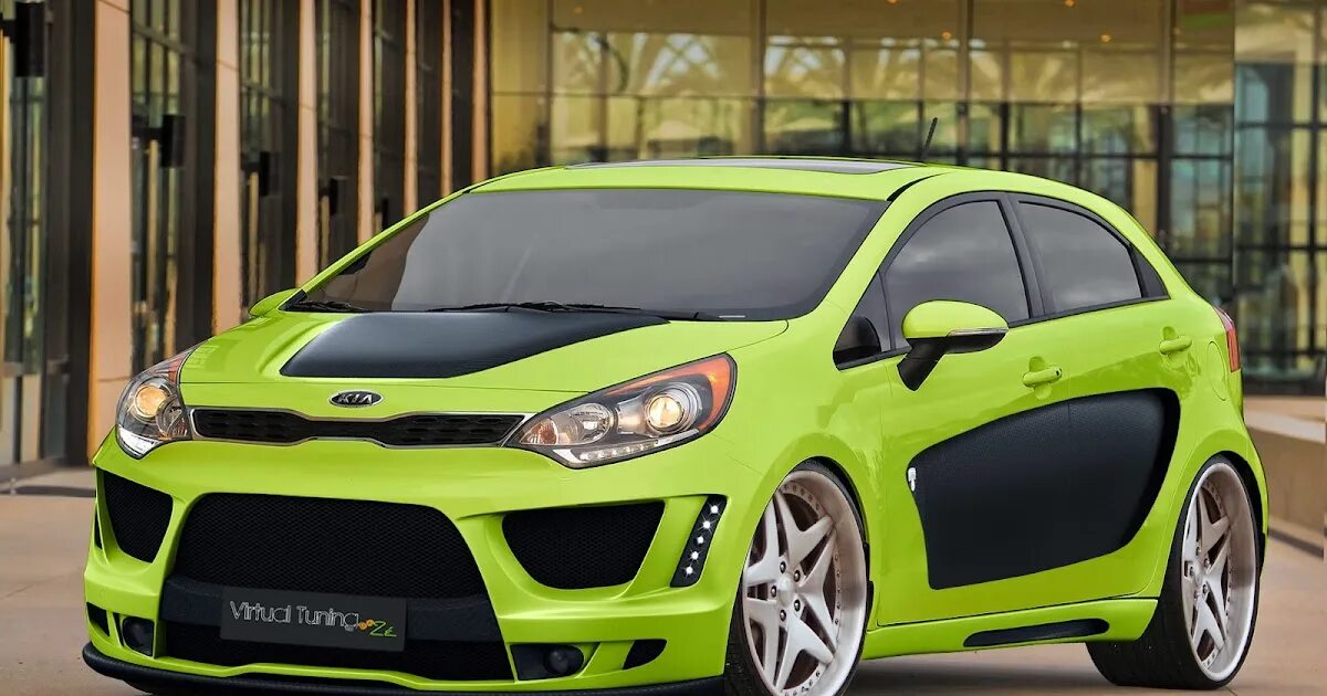 Kia Rio Hatchback Tuning. Kia k2 Tuning. Kia Picanto Tuning. Киа Рио Пиканто салатовая. Тюнингованные рио