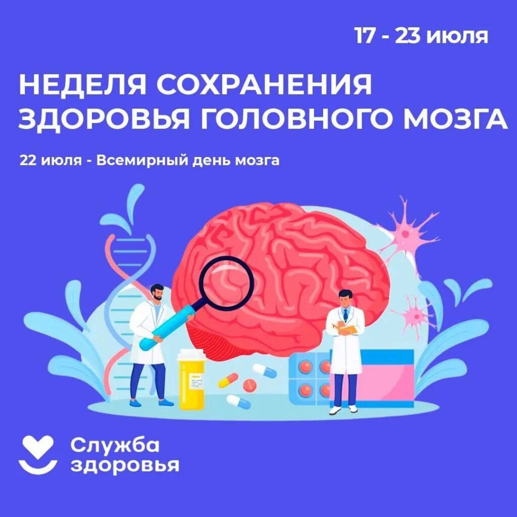 Инфографика долголетие. Всемирный день мозга 22 июля. Неделя здоровья головного мозга. Неделя сохранения здоровья. Неделя сохранения здоровья головного мозга.