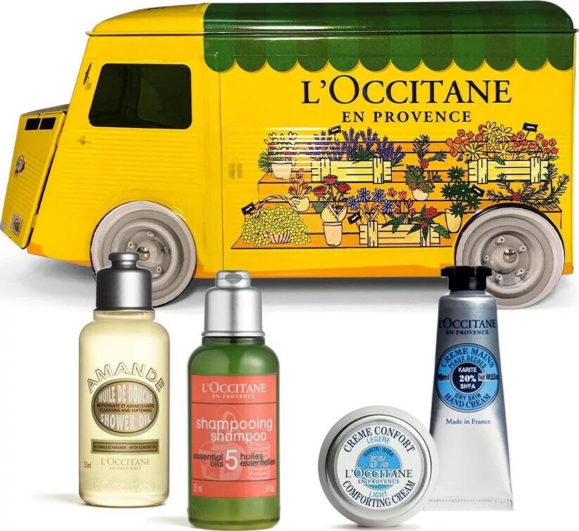 Локситан спа. L'Occitane en Provence набор. L Occitane en Provence набор подарочный. L'Occitane подарочный набор. Французская косметика loccitane.