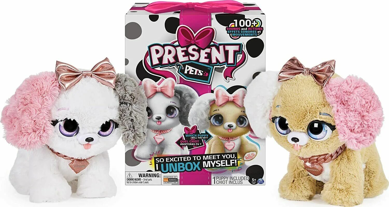 Игрушка present Pets щенок. Щенок-сюрприз present Pets принцессы. Щенок сюрприз в коробке present Pets. Игрушка интерактивная щенок-сюрприз present Pets принцессы. Present toys