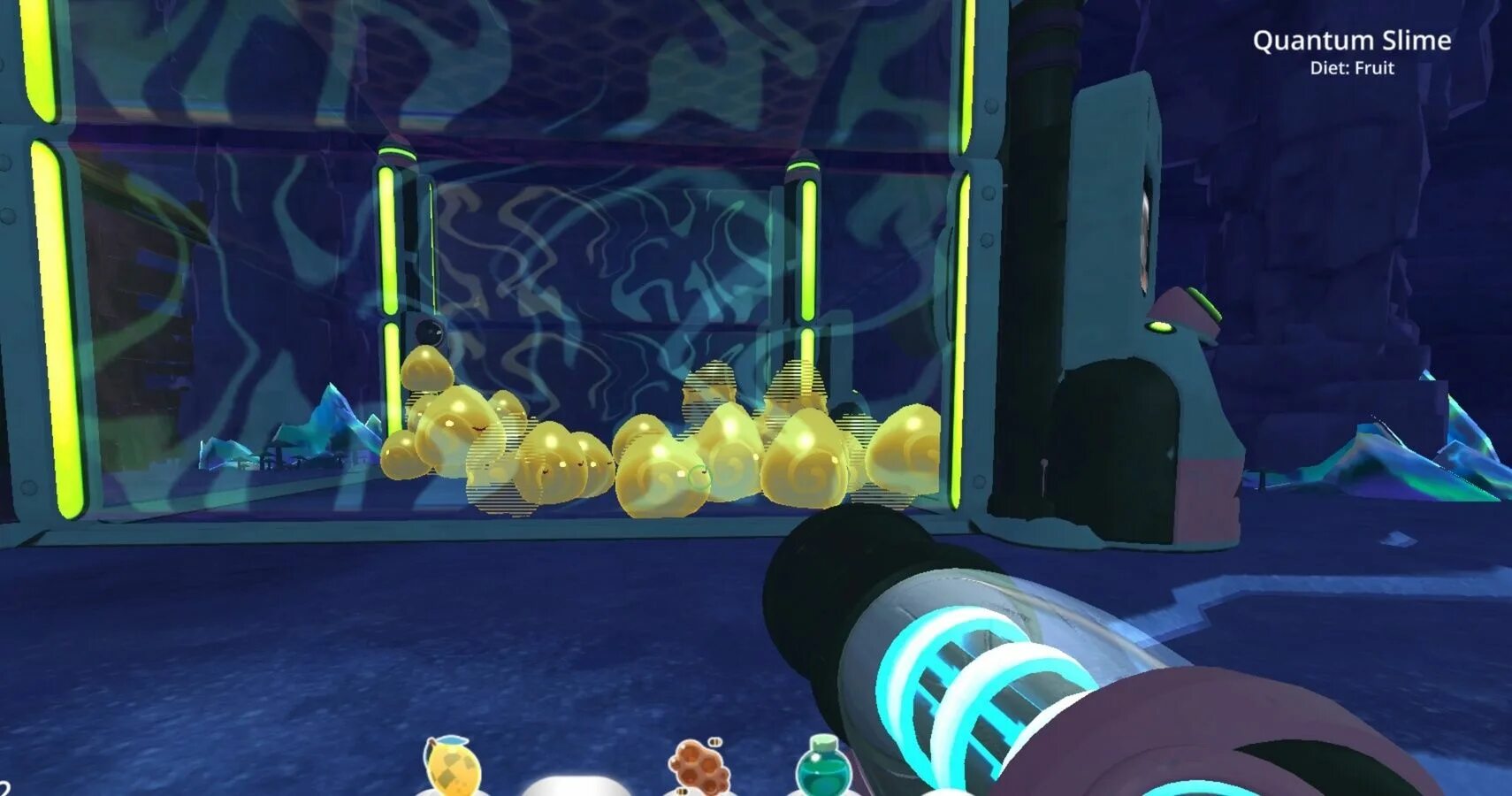 Slime rancher лимон. Слайм ранчер квантовый. квантовый слайм slime rancher. большой квантовый слайм slime rancher. квантовый лимон slime rancher.