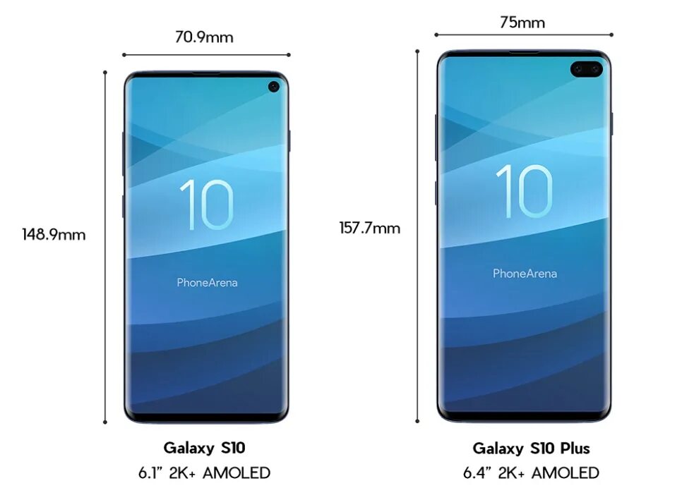 Сайт 10 смартфонов. Samsung Galaxy s10 габариты. Samsung s10 Размеры. Samsung s10 Plus Размеры. Samsung Galaxy s10 / s10 +.