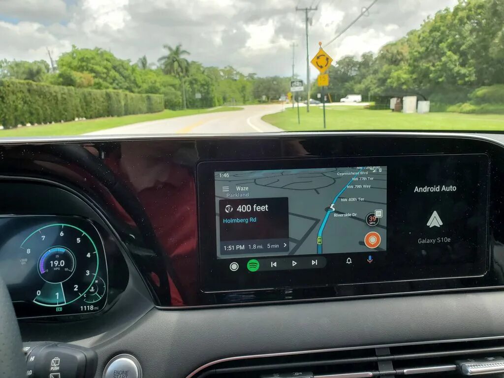 Настройка android auto. Palisade android auto.