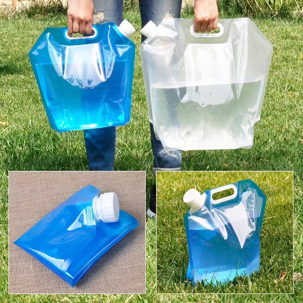 Канистра складная для воды Water Carrier 10l. Складная канистра для водыкуббер, 5 л.. Пакет с водой. Полиэтиленовый пакет в воде. Питьевой пакет