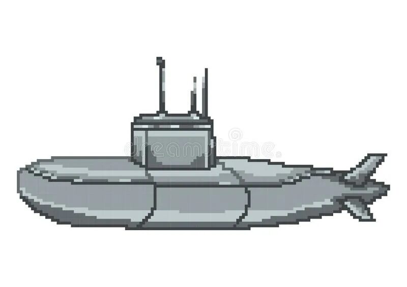 Лодка пиксель. Пиксельная подлодка. Подводная лодка спрайт. Пиксельная субмарина. Военная подводная лодка вектор.