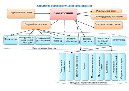 Компоненты структуры образовательной организации